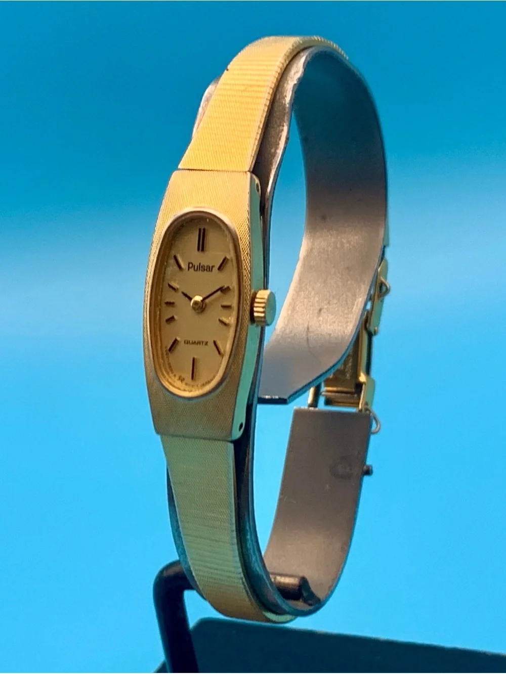 PULSAR By SEIKO V220-5150 Women’s Vintage Bracelet Quartz Watch Working New Batt
